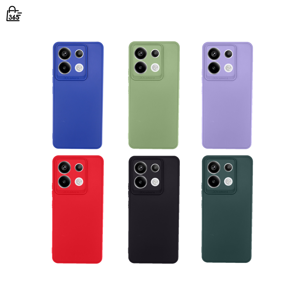 เคส สำหรับ Xiaomi Redmi Note 13 Pro 5G เคสซิลิโคนนิ่ม กันกล้อง สีพาสเทล TPU หนา