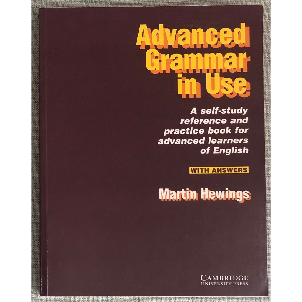 Advance Grammar in Use Booked With Answer by Martin Hewings