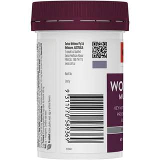 Swisse Men's, Women's Ultivite 65+ Multivitamin 60 Tablets วิตามินรวมสำหรับผู้ชาย ผู้หญิงวัย 65+