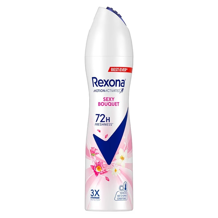 Exp.26 | Rexona เรโซนา สเปรย์ เซ็กซี่ บูเก้ แอนติเพอสไปแรนท์ 135 มล.