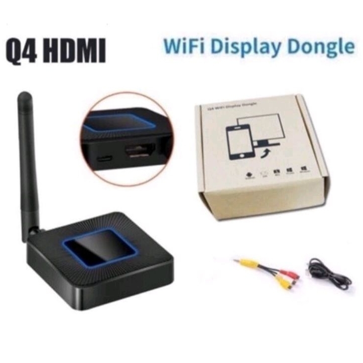 Q4 WiFi Display Dongle HD+AV output Mirroring wifi display 5G