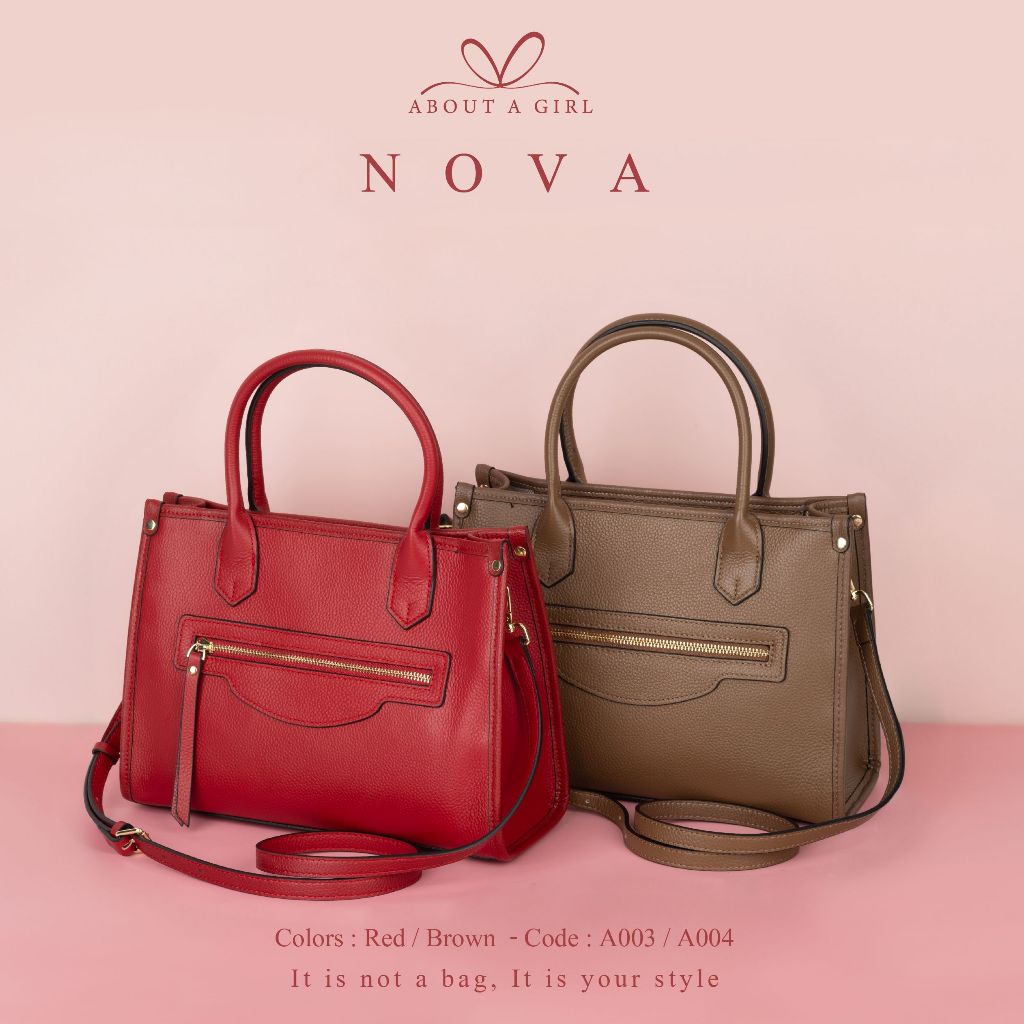 กระเป๋าผู้หญิง กระเป๋าแฟชั่นผู้หญิง กระเป๋าแฟชัน Leather Bag ร่น Nova