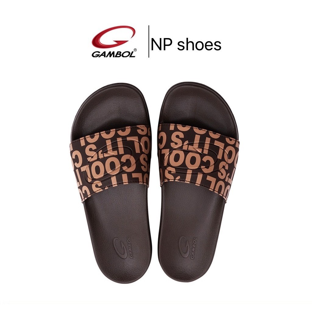 🍎GAMBOL แกมโบล 🍎รองเท้าแตะคูผู้หญิง/ผู้ชาย GW42181 Size 36-43