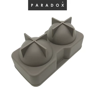 Paradox : พิมพ์น้ำแข็งกลม 2 ช่อง เส้นผศ.ต่อน้ำเเข็ง 1 ลูก 6 ซม Ice ball mould-2 balls BB Z1009(SBRO)