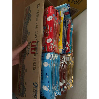กล่องนมเปล่าล้างสะอาด พร้อมส่ง แพ็คละ1กิโลกรัม (120-140ชิ้น) กล่องนมทำหมวก