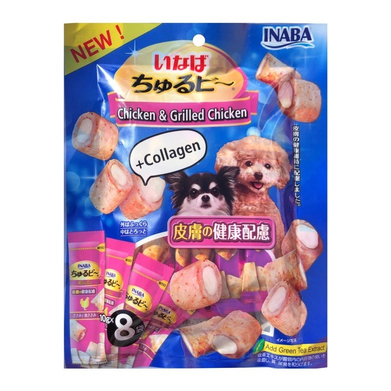 Inaba Dog Snack Churutto, Churu Bee ❤️🐶 อินาบะ ขนมสอดไส้สำหรับสุนัข มีทั้งแบบแท่งนิ่ม, แบบสับนิ่ม ขน