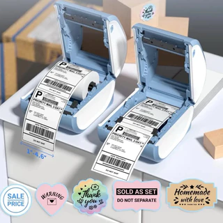 ฟรี!! กระดาษ Aimo D520 BT เครื่องปริ้นใบปะหน้าพัสดุ ฉลากสินค้า USB+Bluetooth Thermal Printer เครื่องพิมพ์ฉลากความร้อน