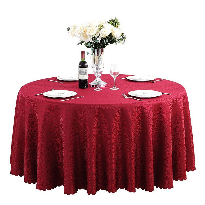 ผ้าปูโต๊ะ วงกลม ผ้าคลุมโต๊ะกลมผืนละ ขนาด 1.6เมตร 1.8เมตร 2.0เมตร 2.2เมตร 2.4เมตร ใช้ได้ งานแต่งงาน ร้านอาหาร ผ้าปูโต๊ะใน