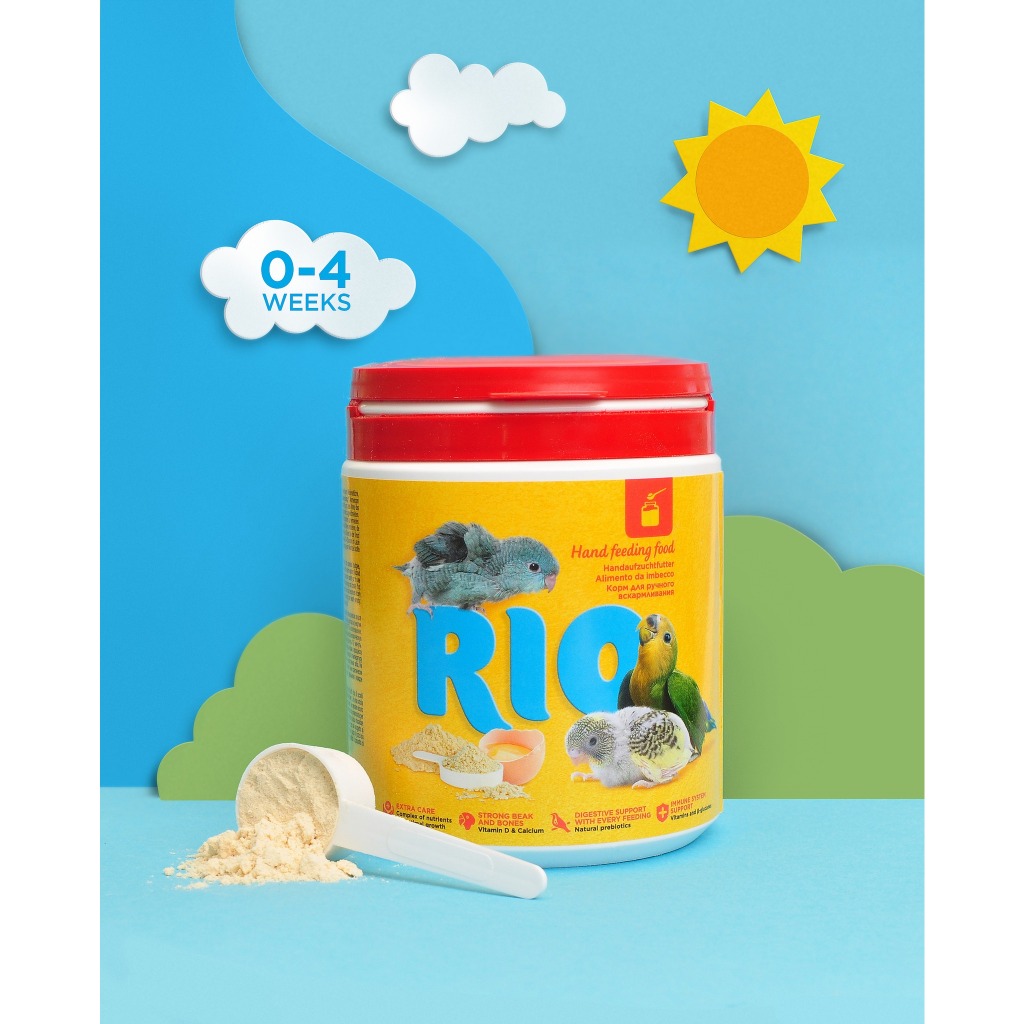 อาหารนกลูกป้อน RIO นำเข้าจากเยอรมัน 400g
