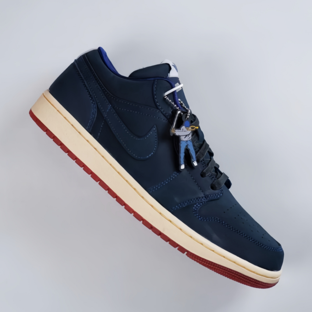 eastside golf x Nike Air Jordan 1 Low Dark blue gentleman Woman ของแท้ 100 % style Sports shoes Runn
