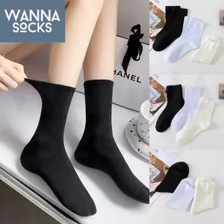 ส่งจากไทย!! ถุงเท้าผู้หญิง สไตล์เกาหลี Comfy Sock ถุงเท้าแฟชั่น แนววินเทจ ทำจากผ้าฝ้าย A39