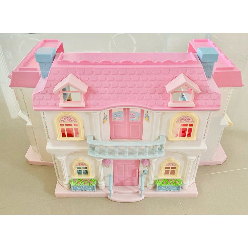 บ้านตุ๊กตา หลังใหญ่ ชูก้าบันนี่ ของแท้ Sanrio Sugar Bunnies Dollhouse Limited Vintage Rare Jewelpet 