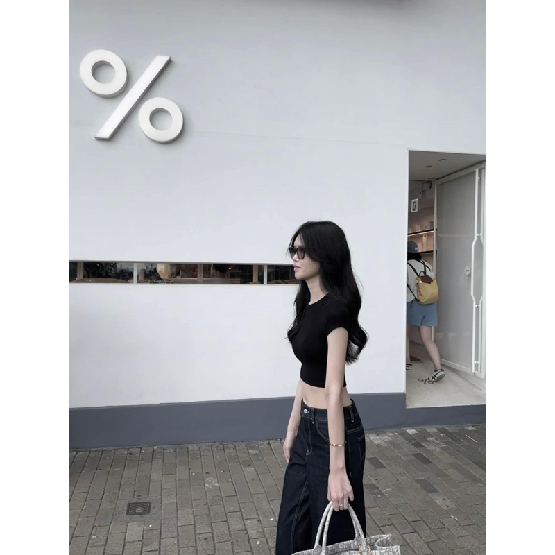 เสื้อทรงครอปZaraแท้