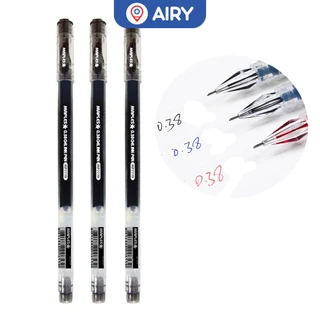 (แพ็ค 12 ด้าม)ปากกาเจลหัวเพชร Maples รุ่น MP-777A หมึกน้ำเงิน แดง ดำ เส้น 0.38 เขียนลื่น สำนักงาน