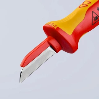 Knipex มีดปอกสายไฟ VDE ด้ามกันไฟ ใบมีดมีฉนวน 9854 ผลิตในเยอรมัน