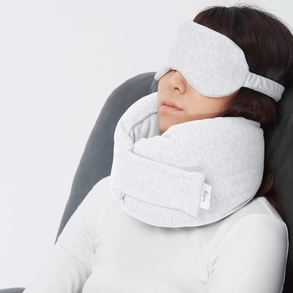 Mr.Big Travel Pillow หมอนรองคอ รองรับสรีระคอ 360 องศา ป้องกันคอพับ นั่งหลับไม่ปวดคอ thumbnail 3