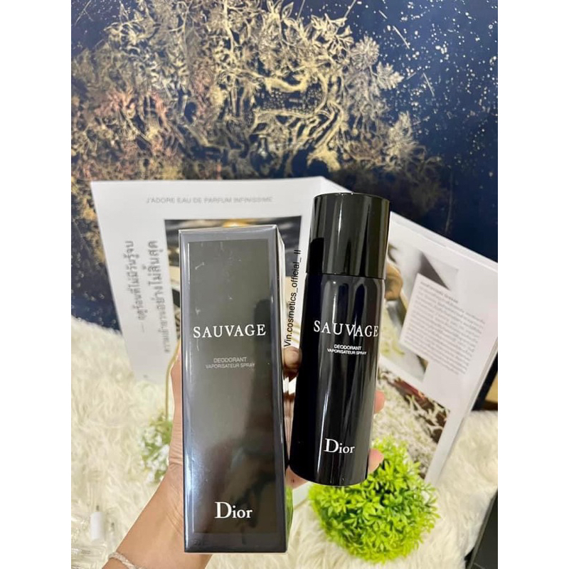 สเปรย์ระงับกลิ่นกาย Dior Sauvage Deodorant Body Spray  SA.UVAGE.