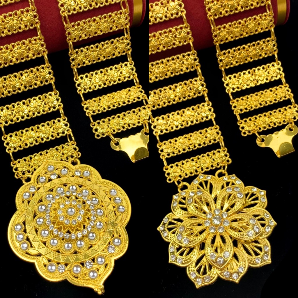 เข็มขัด ชุบทอง ลายไทยฉลุ ตกแต่งชุดไทยพื้นเมือง สินค้าพร้อมจัดส่งจากประเทศไทย จัดส่งภายใน 2-4 วัน