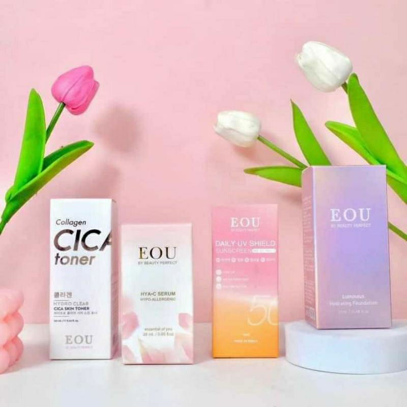 EOU HYA.C SERUM EOU Luminous Hydrating Foundation EOU SUNSCRREN