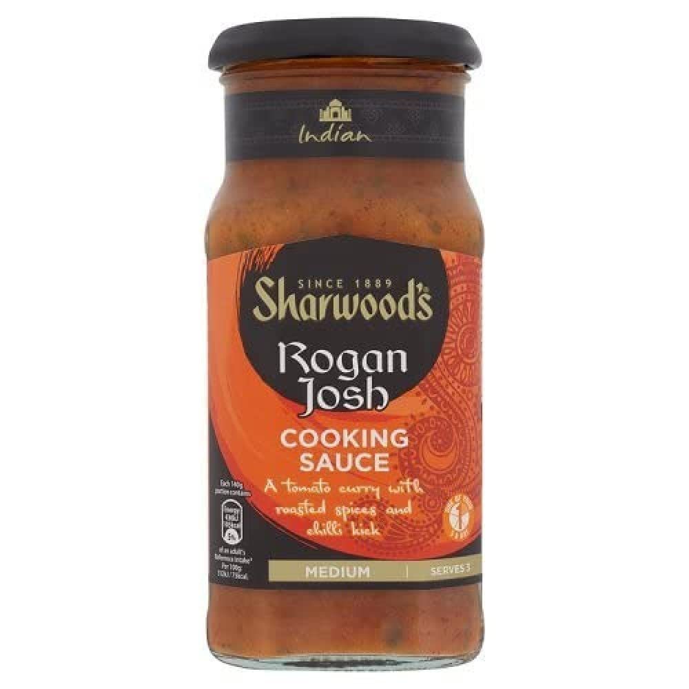 SHARWOODS Rogan Josh Cooking Sauce 420g INDIAN FOOD