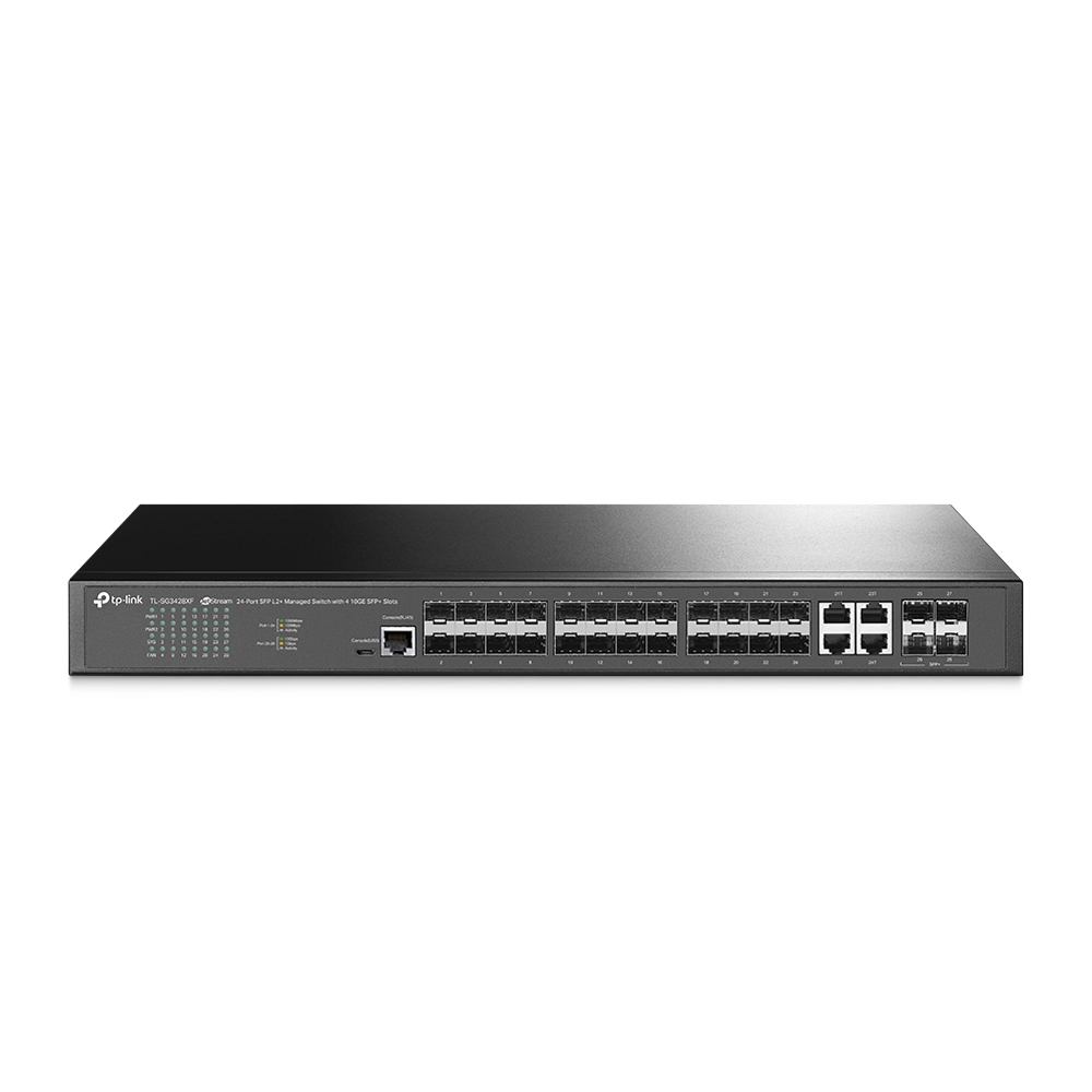 TP-LINK SG3428XF Omada 24-Port SFP L2+ Managed Switch with 4 10GE SFP+ Slots