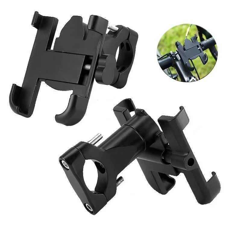 C-1 ที่จับมือถือสำหรับมอเตอร์ไซค์ !! ที่จับโทรศัพท์ แบบอลูมิเนียม รุ่นหนา แข็งแรง เหมาะกับ Grab และ 