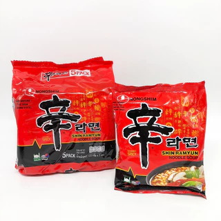 ชินรามยอน Nongshim SHIN RAMEN 신라면 บะหมี่กึ่งสำเร็จรูป มาม่าเผ็ดเกาหลี ชินรามยอน