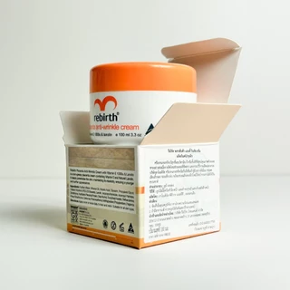REBIRTH PLACENTA ANTI – WRINKLE CREAM 100ML รีเบิร์ท ครีมรกแกะจากออสเตรเลีย แถมฟรี สบู่ล้างหน้า Alright