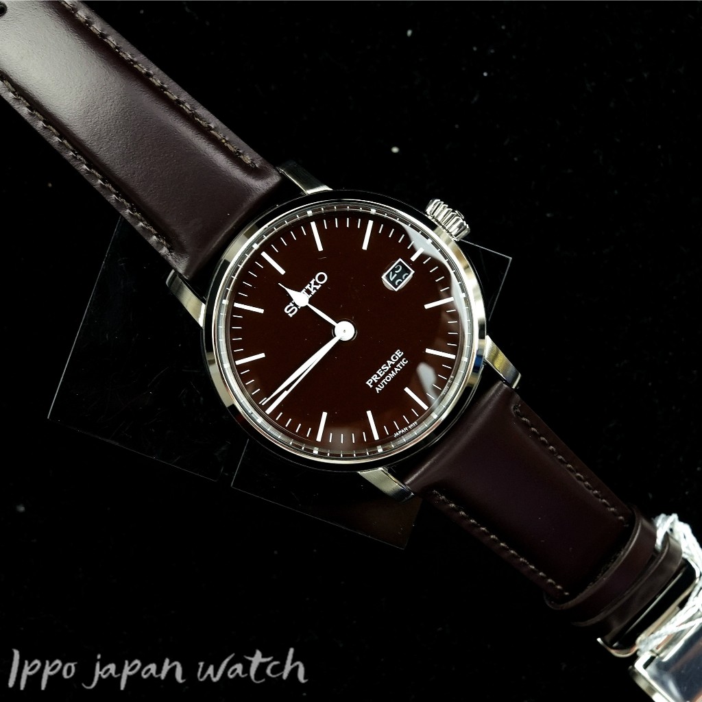 Jdm Watch Seiko นาฬิกาข้อมือ Sarx067 Spb115J1 39.9 มม. สีแดง สีน้ําตา