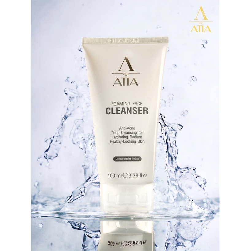 โฟมล้างหน้าลดสิว สำหรับผิวแพ้ง่าย ATIA Foaming Face Cleanser (100 ML)