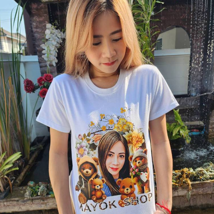 เสื้อสกรีนตามสั่ง ออกแบบได้ตามใจ ไม่มีขั้นต่ำ 1 ตัวก็รับทำจ้า