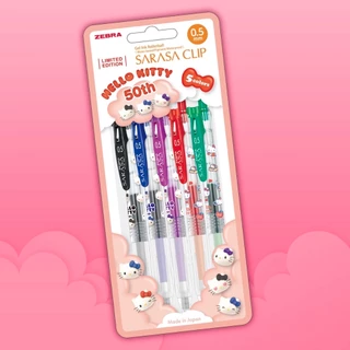 Zebra ปากเจล sarasa รุ่น Hello KITTY limited edition!