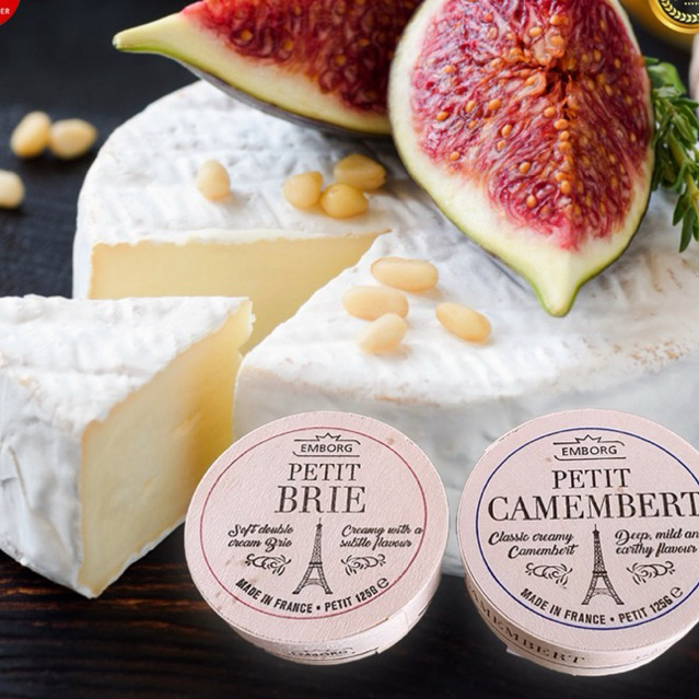 Emborg Brie Carmembert cheese 125g ชีส บรี การ์มองแบร์ 125ก – โปรปัง