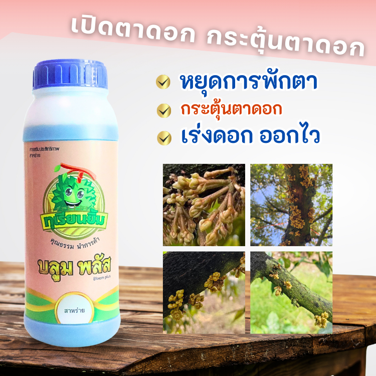 #ปุ๋ยทุเรียน #บลูมพลัส #ปุ๋ยเปิดตาดอก #ปุ๋ยน้ำ #ทุเรียนยิ้ม #กระตุ้นดอกทุเรียน