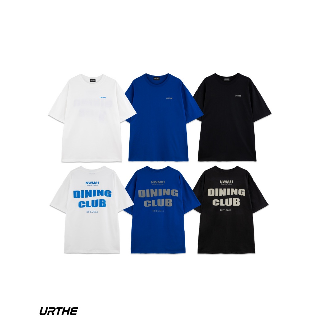 URTHE - เสื้อยืด เเขนสั้น สกรีนลาย รุ่น DNC