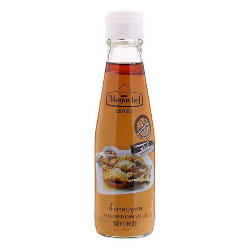 F/T/W เมกาเชฟ น้ำราดปรุงรส 200-500มล. megachef fish sauce แท้ ขวดแก้ว