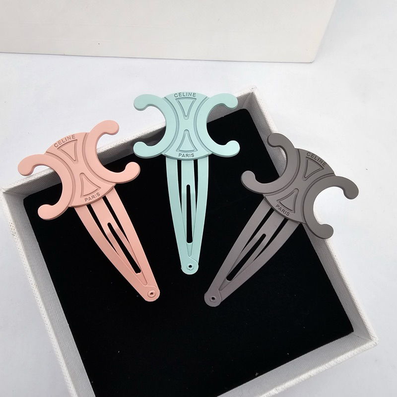 CL Hair Clip (Hi-end) งานปั๊ม 1:1 กิ๊บหนีบผมซีลีน รุ่น Snap สีพาทเทลตัวใหม่เนื้อแมท งานไฮเอนมพร้อมส่งในไทย