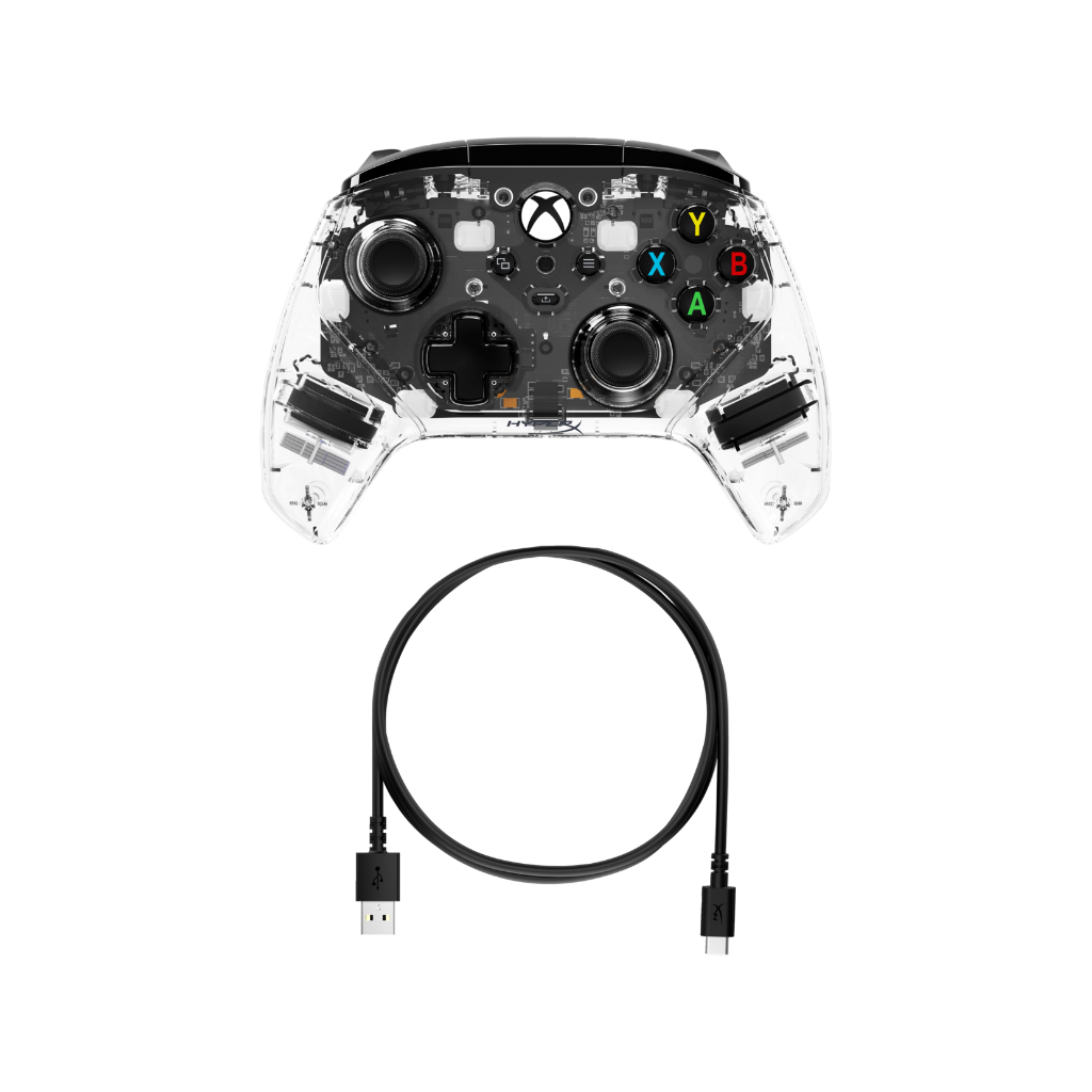 (CODE CHICHXBS1 ลด 50 ) HYPERX X-BOX CLUTCH GLADIATE RGB # 7D6H2AA คอนโทรลเลอร์เกม จอยเกมส์ PC