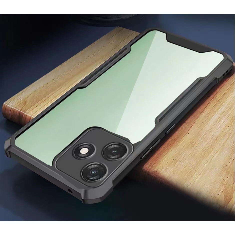 HHL เคสหลังใส ขอบสีOppo Realme C61 C63 Realme C51 C53 Realme Note50 Note70 เคสใสกันกระแทก ใช้สำหรับออปโป้ เรียลมีNote50 - รูปที่ 2