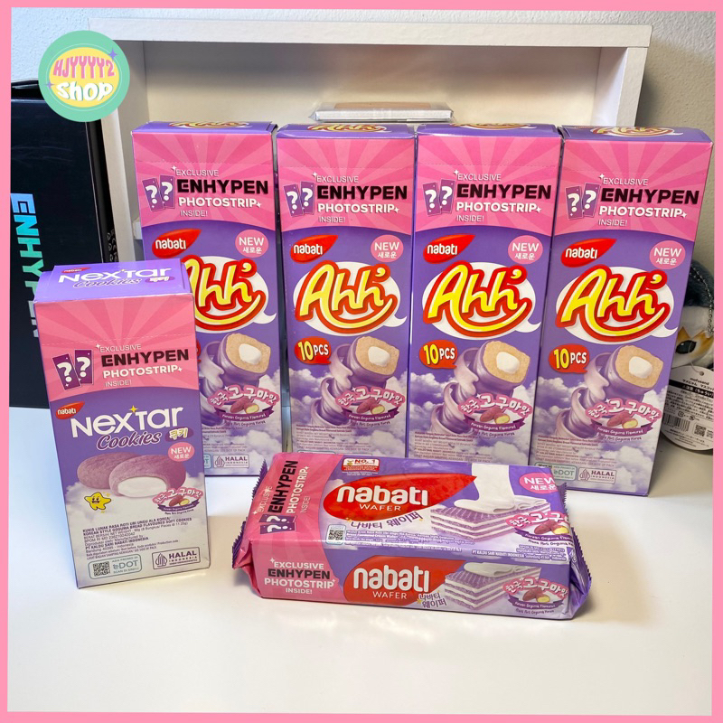 [พร้อมส่ง] NABATI X ENHYPEN photostrip Ahh คุกกี้ เวเฟอร์ อ่านคำอธิบายก่อนซื้อ