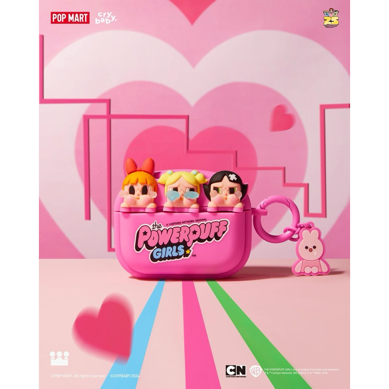 พร้อมส่งจากไทย Crybaby x Powerpuff Girls Case Airpods Pro ของแท้ pop mart