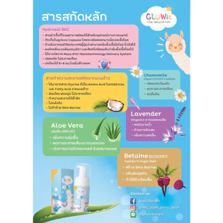 💧 โกลวิค คิดส์ มูส โฟม // โฟมล้างหน้าเด็ก ทำความสะอาดผิวหน้า Glowic Kids Mousse Foam **ใช้ได้ตั้งแต่ 3 ขวบขึ้นไป