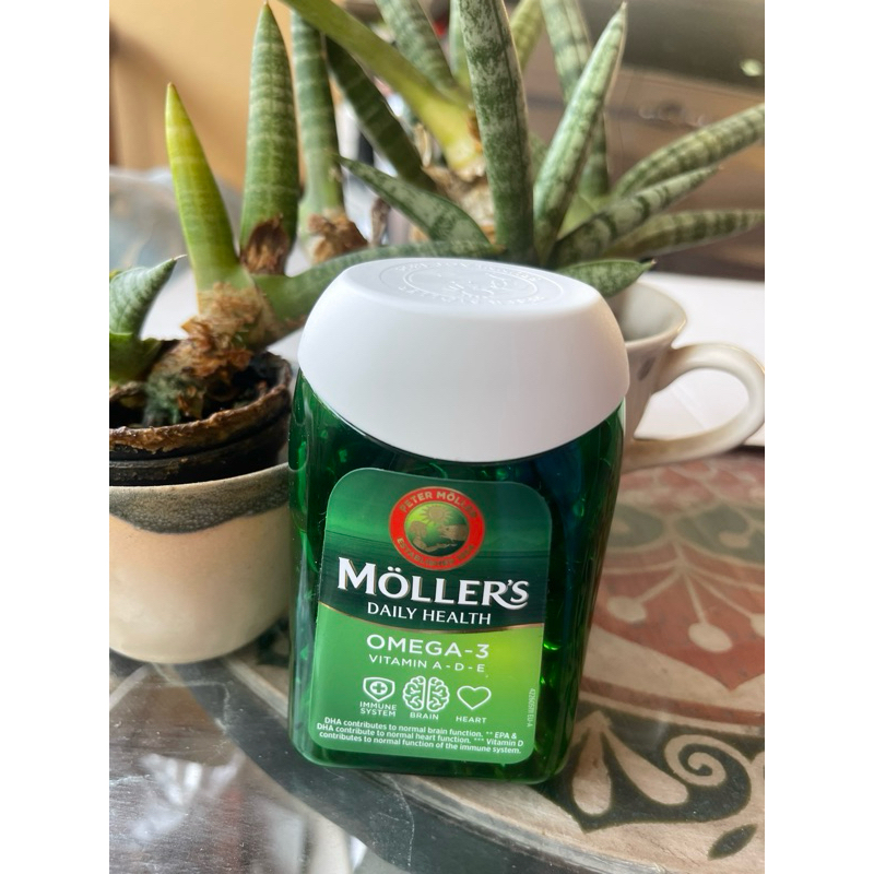 (พร้อมส่ง)น้ำมันปลาMoller’s Omega-3วิตามินA-D-E(1ขวด112แคปซูล)น้ำมันตับปลา น้ำมันปลาOmega3Mollersส.8