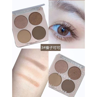 NO.5273 พาเลตต์คอนทัวร์4สี โทนน้ำตาล เกาหลีสุด ไฮไลท์ก็ฉ่ำเล่นแสงดีมาก