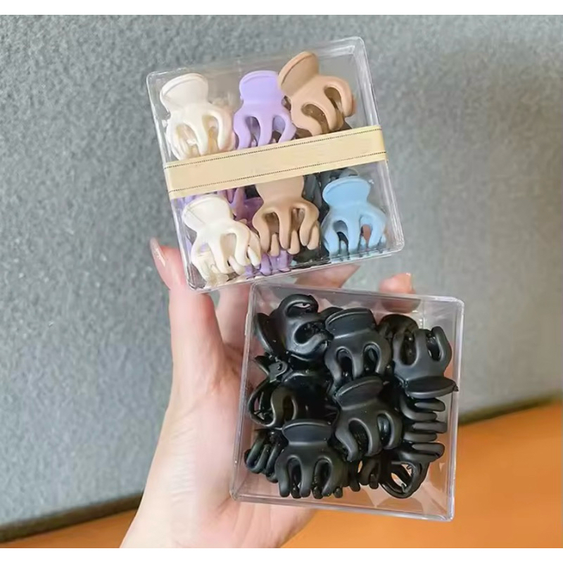 10 ชิ้น (แถมกล่อง)กิ๊บหนีบผมยกโคน  กิ๊บติดผมขนาดเล็กกิ๊บผมสไตล์มินิมอล