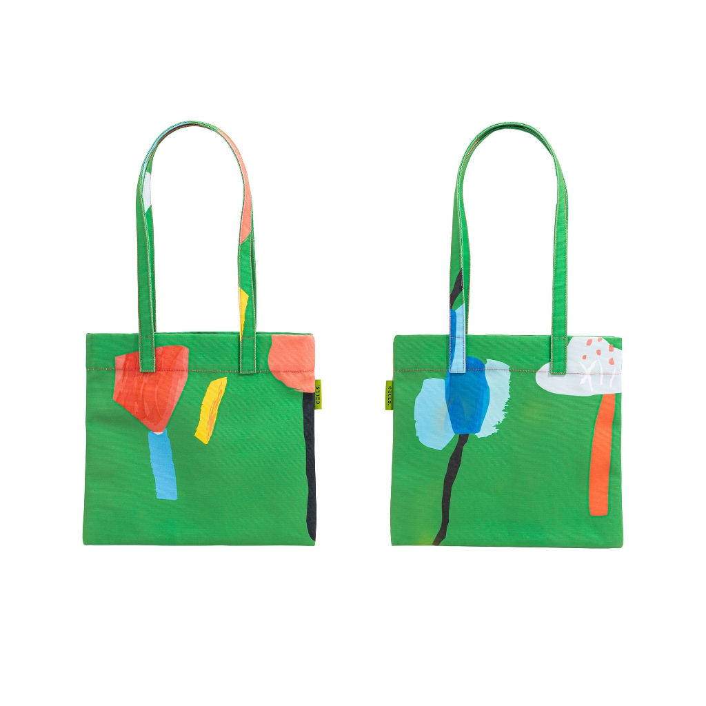 CELLS. กระเป๋าผ้า รุ่น Rainforest-Tote-XS-004-01
