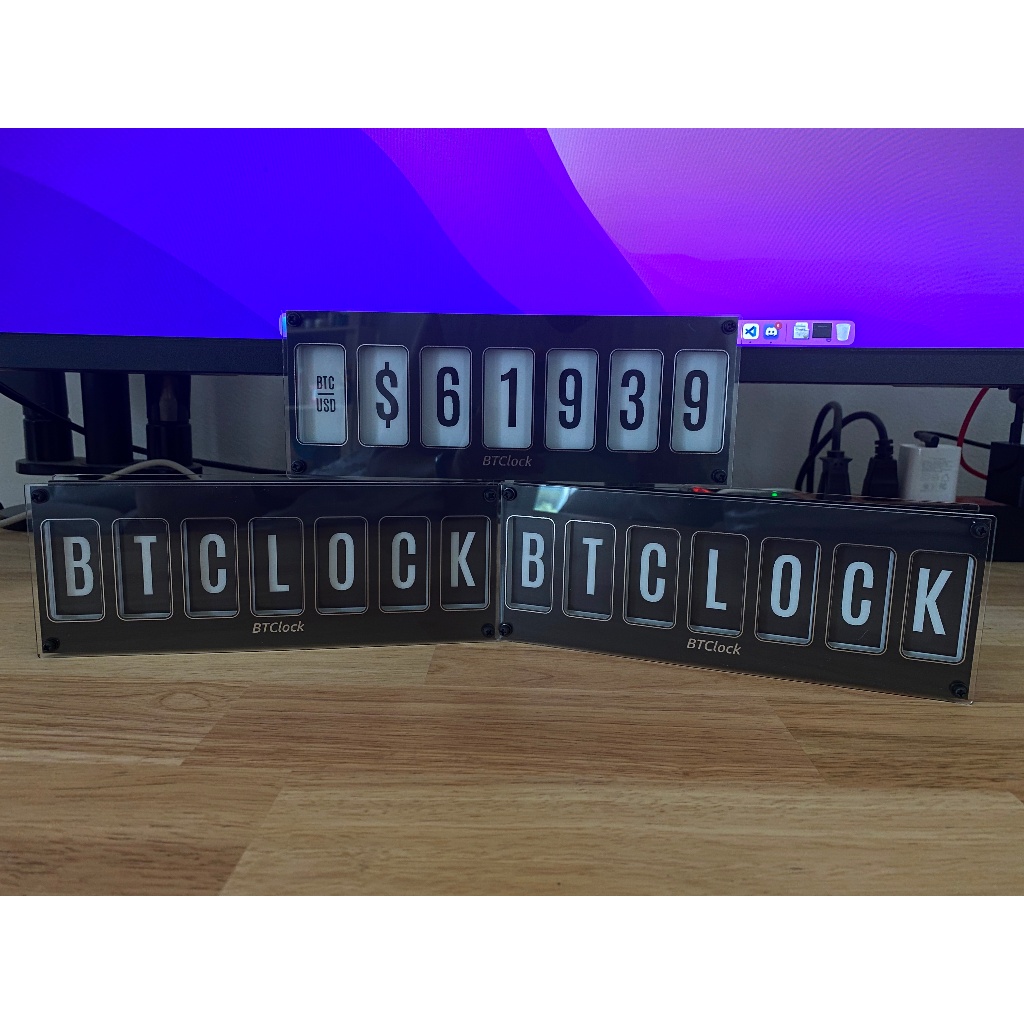 BtClock นาฬิกาติดตามราคาบิทคอยน์ สำหรับเหล่า Bitcoiner นาฬิกา bitcoin [พร้อมส่งในไทย]