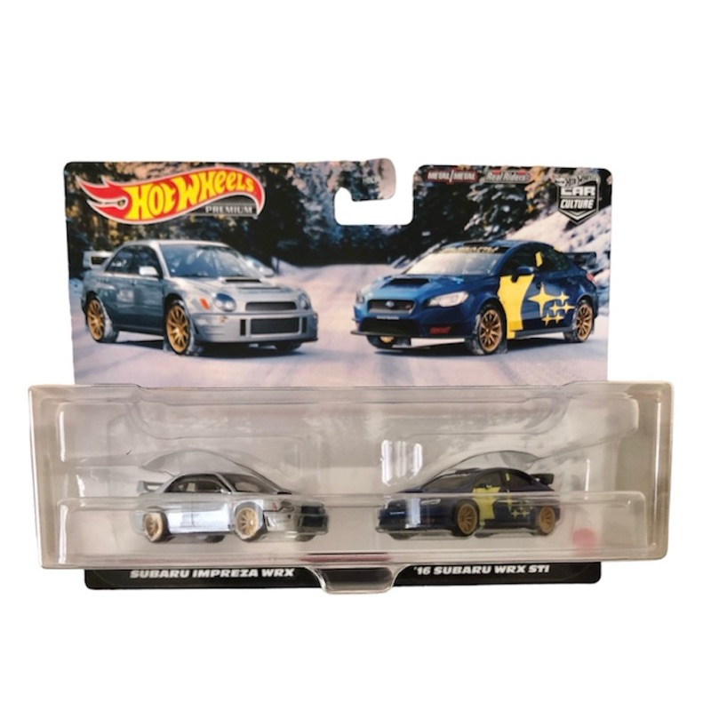 Hot Wheels Car Culture Subaru Impreza WRX + '16 Subaru WRX STI