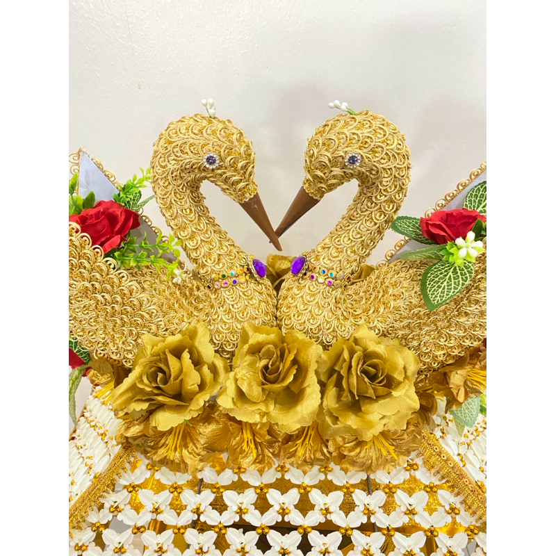 (1ชุด/ออเดอร์)ครอบไตร นกยูงคู่ งานบวช ทอดกฐิน(ราคาตามตัวเลือกสินค้า)น - รูปที่ 3