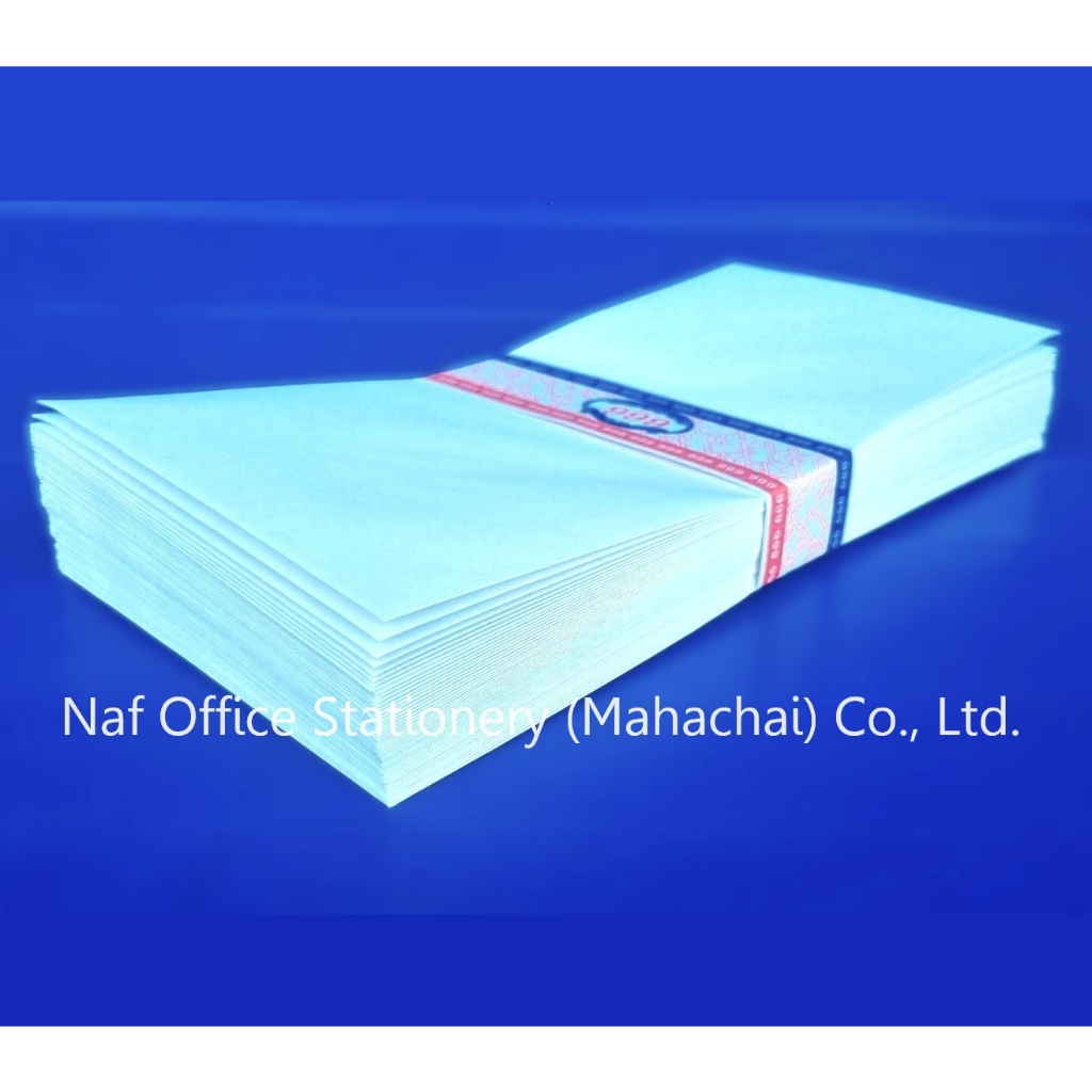 ซองขาว/ซองจดหมายขาว ฝาสามเหลี่ยม 9/125 ความหนา 70แกรม (แพ็ค50ซอง)